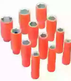 Insulated Long 6 point Hex Sockets 3/8" Drive